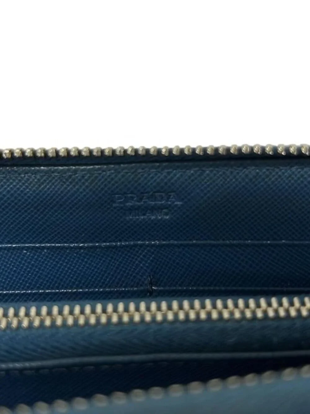 Prada Wallet Blue Leather - Picture 5 of 7